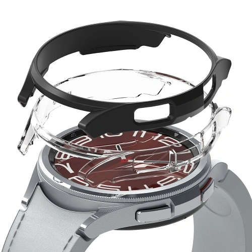 Kup Ringke Samsung Carcasă Slim Galaxy Watch 6 Classic 47mm transparentă și neagră [2 PACK] - RGK1833 - {ean13} - Sklep Home Screen