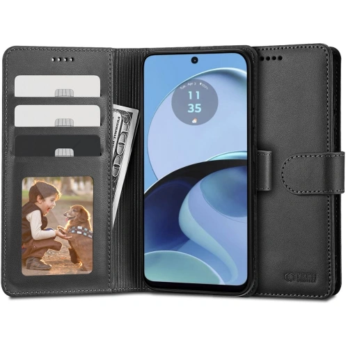 Kup Etui Tech-Protect Wallet Motorola Moto G14 Fekete - THP2302 - {ean13} - Sklep Home Screen