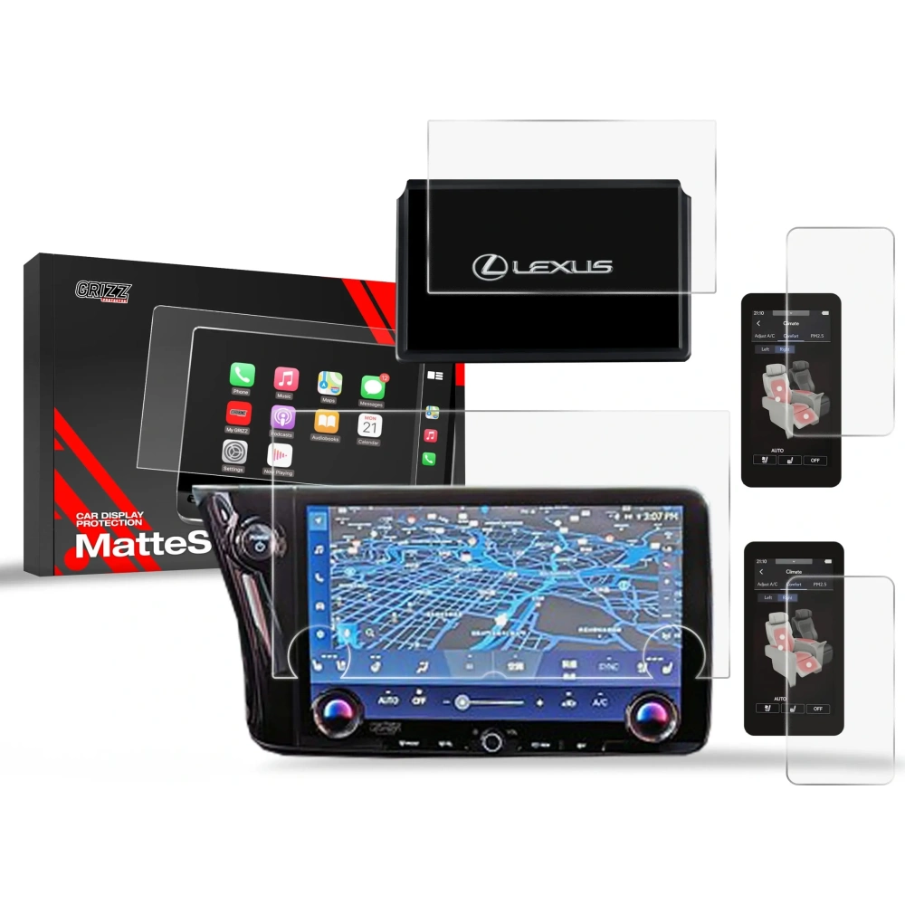 Folia matowa GrizzGlass CarDisplay Protection do Lexus LM 2023-2025 (zestaw)