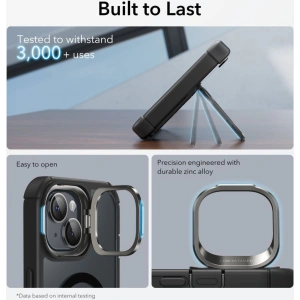 ESR Apple Carcasă Armor Tough Kickstand HaloLock MagSafe iPhone 15 Plus / 14 Plus Clar / negru