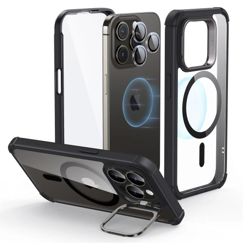 Kup Etui ESR Armor Tough Kickstand HaloLock MagSafe Apple iPhone 15 Pro Čirý/černý - ESR739 - {ean13} - Sklep Home Screen