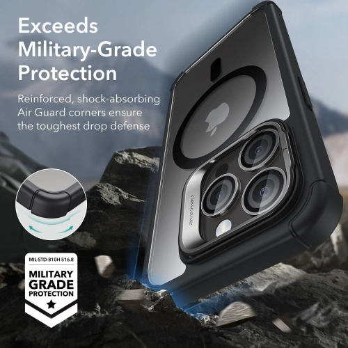 Kup Etui ESR Armor Tough Kickstand HaloLock MagSafe Apple iPhone 15 Pro Čirý/černý - ESR739 - {ean13} - Sklep Home Screen