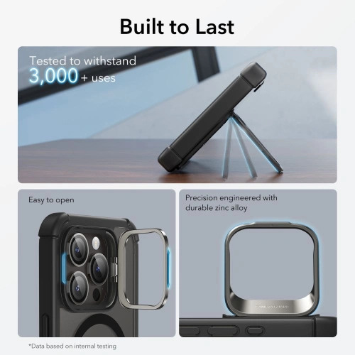 Kup Etui ESR Armor Tough Kickstand HaloLock MagSafe Apple iPhone 15 Pro Clear/black - ESR739 - {ean13} - Sklep Home Screen