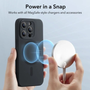Kup Case ESR Cloud HaloLock MagSafe Apple iPhone 15 Pro Max Schwarz - ESR740 - {ean13} - Sklep Home Screen