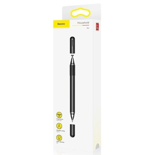 Kup Răzuitor stilou 2în1 Baseus Golden Cudgel stylus (negru) - BSU337BLK - {ean13} - Sklep Home Screen