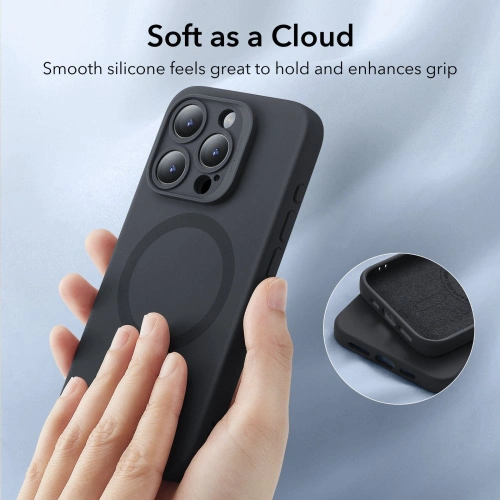 Kup Case ESR Cloud HaloLock MagSafe Apple iPhone 15 Pro Max Schwarz - ESR740 - {ean13} - Sklep Home Screen