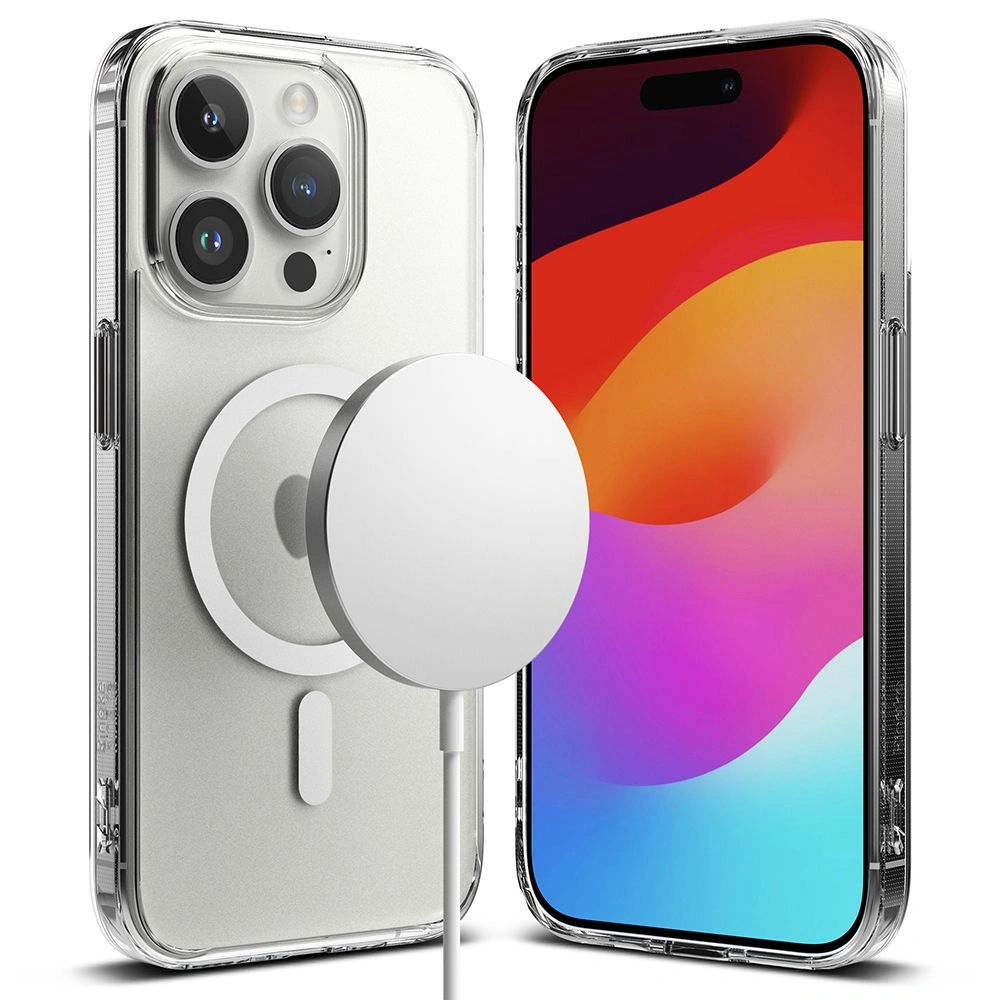 Etui Ringke Fusion Magnetic MagSafe Apple iPhone 15 Pro Max Matte Clear