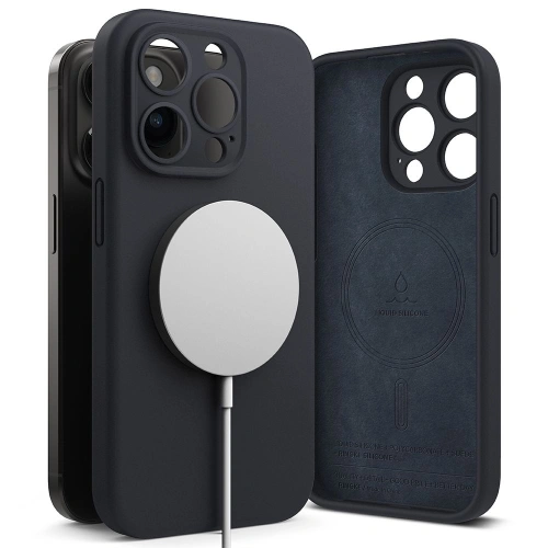 Buy Ringke Silicone Magnetic MagSafe Apple iPhone 15 Pro Max Deep Blue - RGK1841 - {ean13} - Home Screen Store Europe
