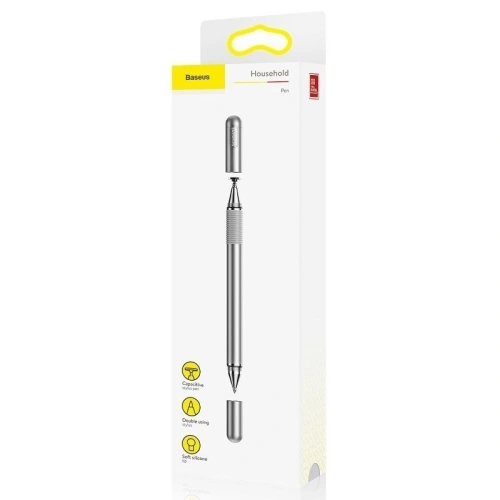 Kup Rysik długopis 2w1 Baseus Golden Cudgel stylus (srebrny) - BSU338SLV - {ean13} - Sklep Home Screen