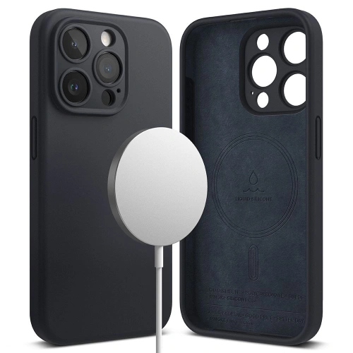 Kup Ringke Apple Caz Silicone Magnetic MagSafe iPhone 15 Pro Max Deep Blue - RGK1841 - {ean13} - Sklep Home Screen