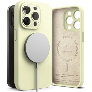 Buy Ringke Silicone Magnetic MagSafe Apple iPhone 15 Pro Max Sunny Lime - RGK1842 - {ean13} - Home Screen Store Europe