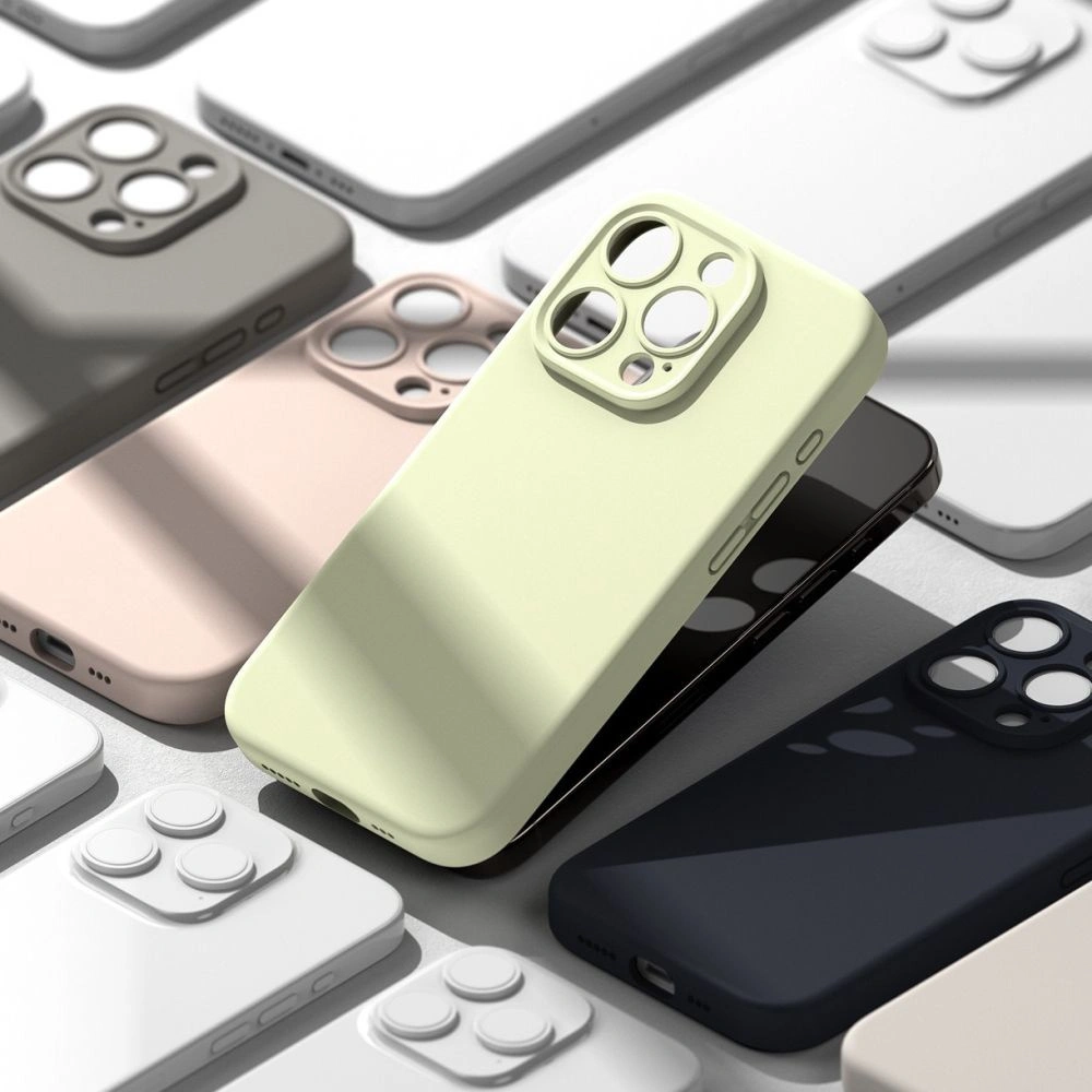 Etui Ringke Silicone Magnetic MagSafe Apple iPhone 15 Pro Max Sunny Lime