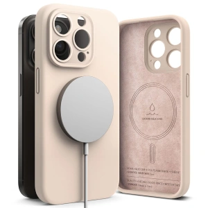Kup Etui Ringke Silicone Magnetic MagSafe Apple iPhone 15 Pro Max Růžový písek - RGK1843 - {ean13} - Sklep Home Screen