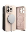Ringke Apple Carcasă Silicone Magnetic MagSafe iPhone 15 Pro Max Pink Sand