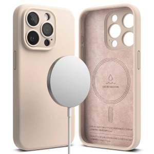 Kup Case Ringke Silikon Magnetisch MagSafe Apple iPhone 15 Pro Max Pink Sand - RGK1843 - {ean13} - Sklep Home Screen