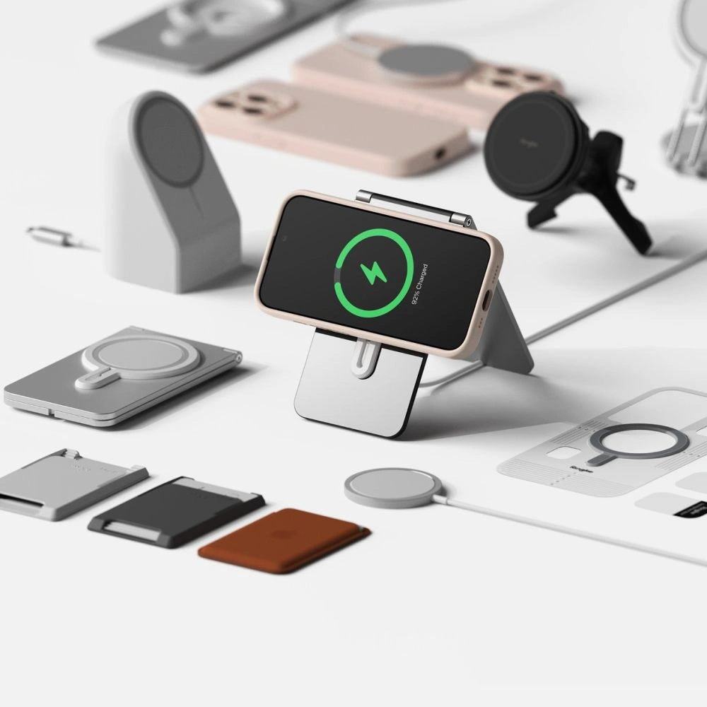 Etui Ringke Silicone Magnetic MagSafe Apple iPhone 15 Pro Max Pink Sand