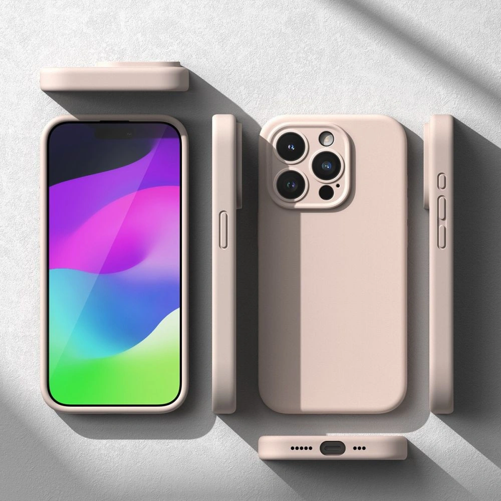 Etui Ringke Silicone Magnetic MagSafe Apple iPhone 15 Pro Max Pink Sand