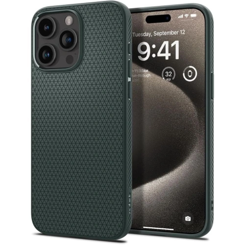 Kup Spigen Apple Husă Liquid Air iPhone 15 Pro Max Abyss Green - SPN2947 - {ean13} - Sklep Home Screen