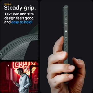 Kup Case Spigen Liquid Air Apple iPhone 15 Pro Max Abyss Green - SPN2947 - {ean13} - Sklep Home Screen
