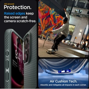 Buy Spigen Liquid Air Apple iPhone 15 Pro Max Abyss Green - SPN2947 - {ean13} - Home Screen Store Europe