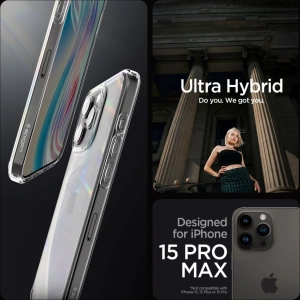 Buy Spigen Ultra Hybrid Apple iPhone 15 Pro Max Crystal Clear - SPN2948 - {ean13} - Home Screen Store Europe