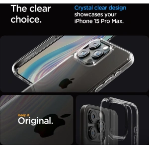 Buy Spigen Ultra Hybrid Apple iPhone 15 Pro Max Crystal Clear - SPN2948 - {ean13} - Home Screen Store Europe