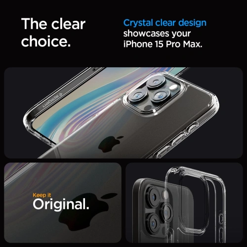 Kup Case Spigen Ultra Hybrid Apple iPhone 15 Pro Max Crystal Clear - SPN2948 - {ean13} - Sklep Home Screen