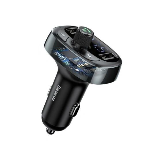 Kup Baseus Transmițător FM cu Bluetooth USB microSD (albastru) - BSU340BLU - {ean13} - Sklep Home Screen