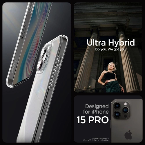 Buy Spigen Ultra Hybrid Apple iPhone 15 Pro Max Frost Clear - SPN2949 - {ean13} - Home Screen Store Europe