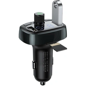 Kup Baseus Transmiter FM z Bluetooth USB microSD (niebieski) - BSU340BLU - {ean13} - Sklep Home Screen