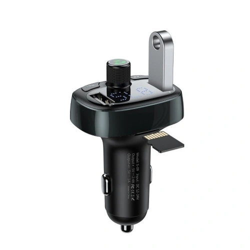 Kup Baseus FM-Transmitter mit Bluetooth USB microSD (blau) - BSU340BLU - {ean13} - Sklep Home Screen