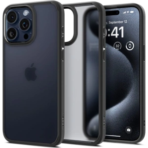 Buy Spigen Ultra Hybrid Apple iPhone 15 Pro Max Frost Black - SPN2950 - {ean13} - Home Screen Store Europe