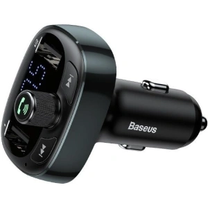 Kup Baseus Transmiter FM z Bluetooth USB microSD (niebieski) - BSU340BLU - {ean13} - Sklep Home Screen