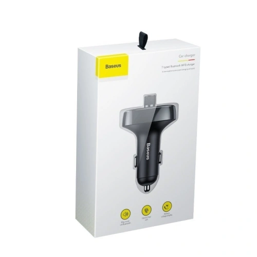 Kup Baseus FM-Transmitter mit Bluetooth USB microSD (blau) - BSU340BLU - {ean13} - Sklep Home Screen