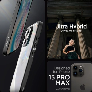 Buy Spigen Ultra Hybrid Apple iPhone 15 Pro Max Matte Black - SPN2951 - {ean13} - Home Screen Store Europe
