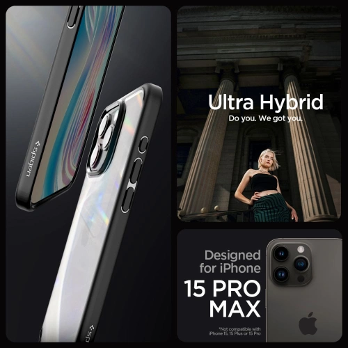 Kup Etui Spigen Ultra Hybrid Apple iPhone 15 Pro Max Matná černá - SPN2951 - {ean13} - Sklep Home Screen