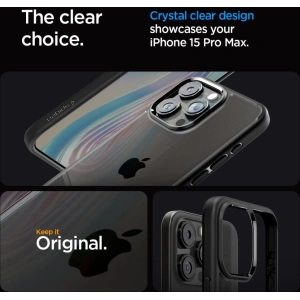 Kup Etui Spigen Ultra Hybrid Apple iPhone 15 Pro Max Matte Black - SPN2951 - {ean13} - Sklep Home Screen