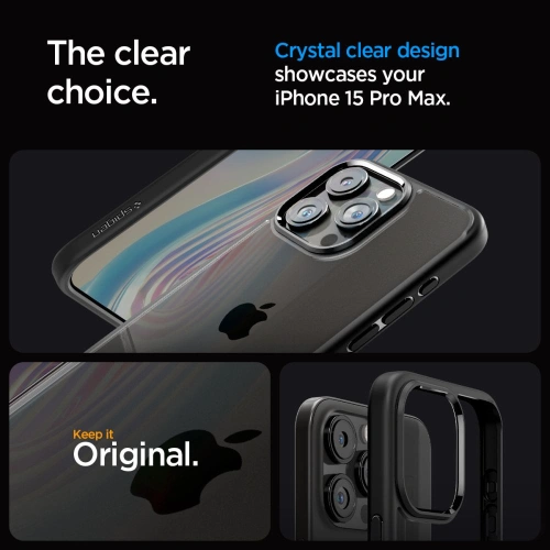Kup Etui Spigen Ultra Hybrid Apple iPhone 15 Pro Max Matná černá - SPN2951 - {ean13} - Sklep Home Screen