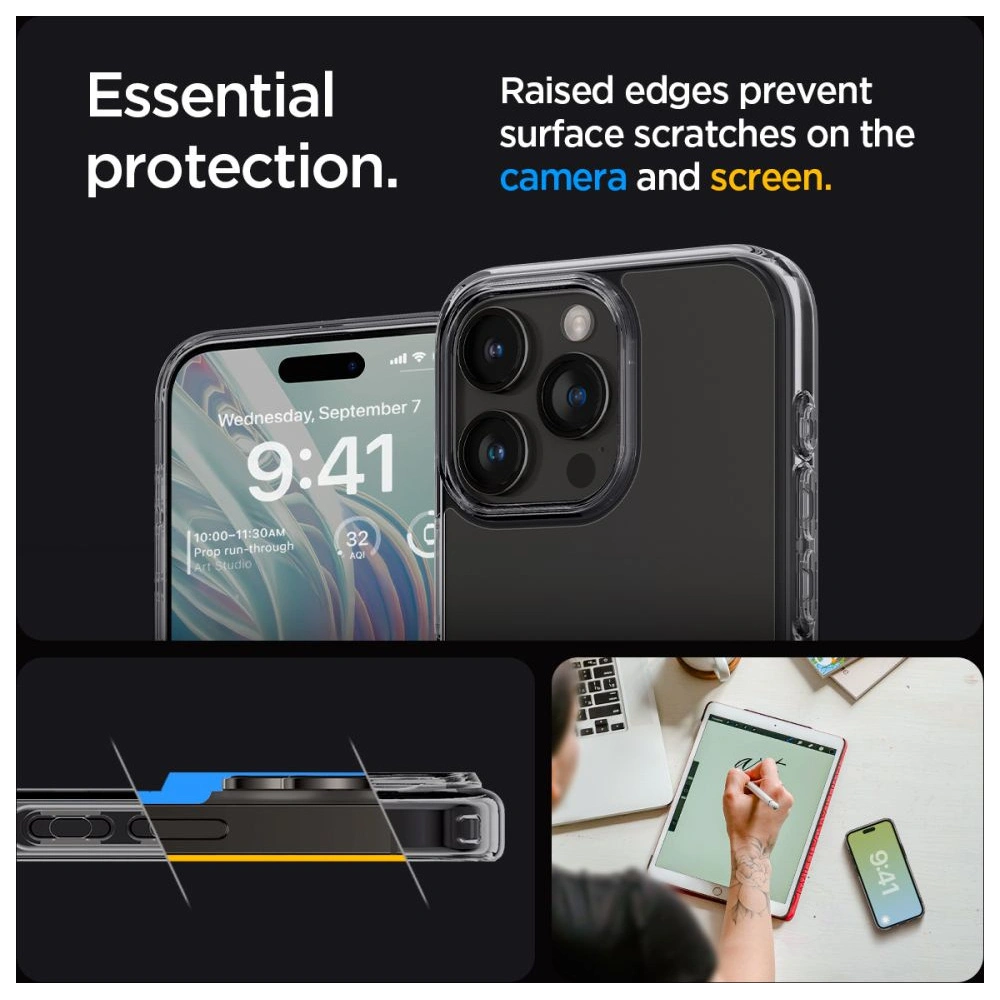 Etui Spigen Ultra Hybrid Apple iPhone 15 Pro Max Space Crystal