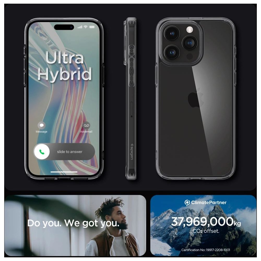Etui Spigen Ultra Hybrid Apple iPhone 15 Pro Max Space Crystal