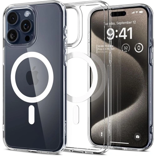 Kup Case Spigen Ultra Hybrid Mag MagSafe Apple iPhone 15 Pro Max Weiß - SPN2953 - {ean13} - Sklep Home Screen