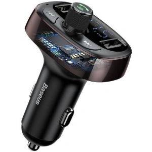 Kup Baseus Transmiter FM z Bluetooth USB microSD (brązowy) - BSU341BR - {ean13} - Sklep Home Screen