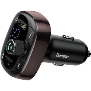 Kup Baseus Transmiter FM z Bluetooth USB microSD (brązowy) - BSU341BR - {ean13} - Sklep Home Screen