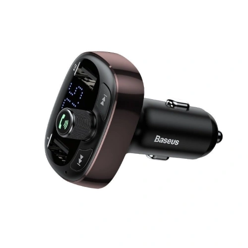Kup Baseus FM transmitter s Bluetooth USB microSD (hnědý) - BSU341BR - {ean13} - Sklep Home Screen