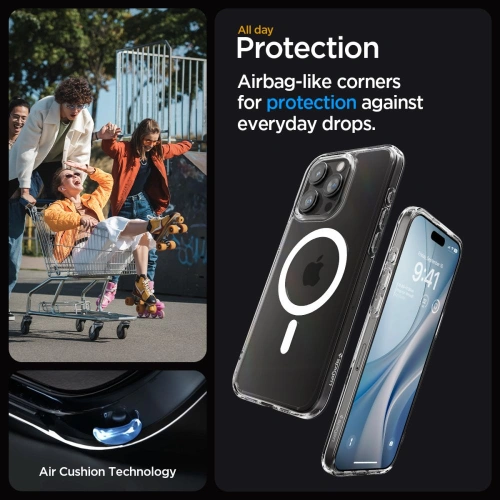 Kup Case Spigen Ultra Hybrid Mag MagSafe Apple iPhone 15 Pro Max Weiß - SPN2953 - {ean13} - Sklep Home Screen