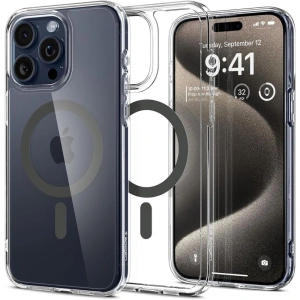Kup Etui Spigen Ultra Hybrid Mag MagSafe Apple iPhone 15 Pro Max Graphit - SPN2954 - {ean13} - Sklep Home Screen