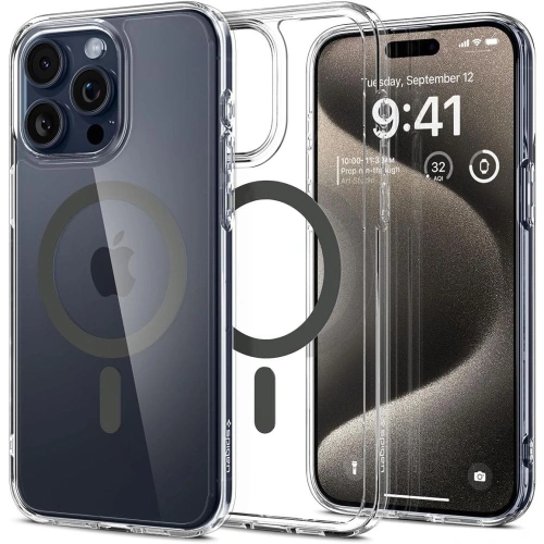 Kup Etui Spigen Ultra Hybrid Mag MagSafe Apple iPhone 15 Pro Max Graphit - SPN2954 - {ean13} - Sklep Home Screen