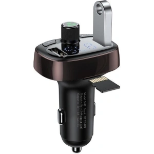 Kup Baseus FM transmitter s Bluetooth USB microSD (hnědý) - BSU341BR - {ean13} - Sklep Home Screen