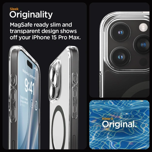 Kup Etui Spigen Ultra Hybrid Mag MagSafe Apple iPhone 15 Pro Max Graphit - SPN2954 - {ean13} - Sklep Home Screen