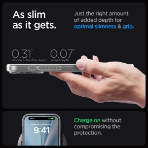 Kup Etui Spigen Ultra Hybrid Mag MagSafe Apple iPhone 15 Pro Max Graphite - SPN2954 - {ean13} - Sklep Home Screen